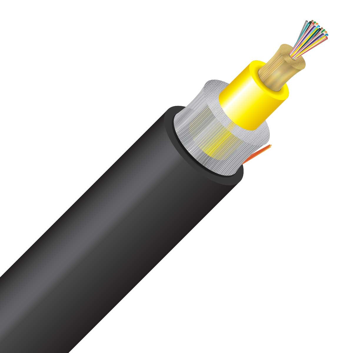 SSF™ 24 Strand OS2 Rugged Micro Distribution Indoor/Outdoor - Bulk per Ft.